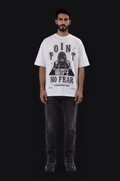 Point No Fear Graphic Tee – White