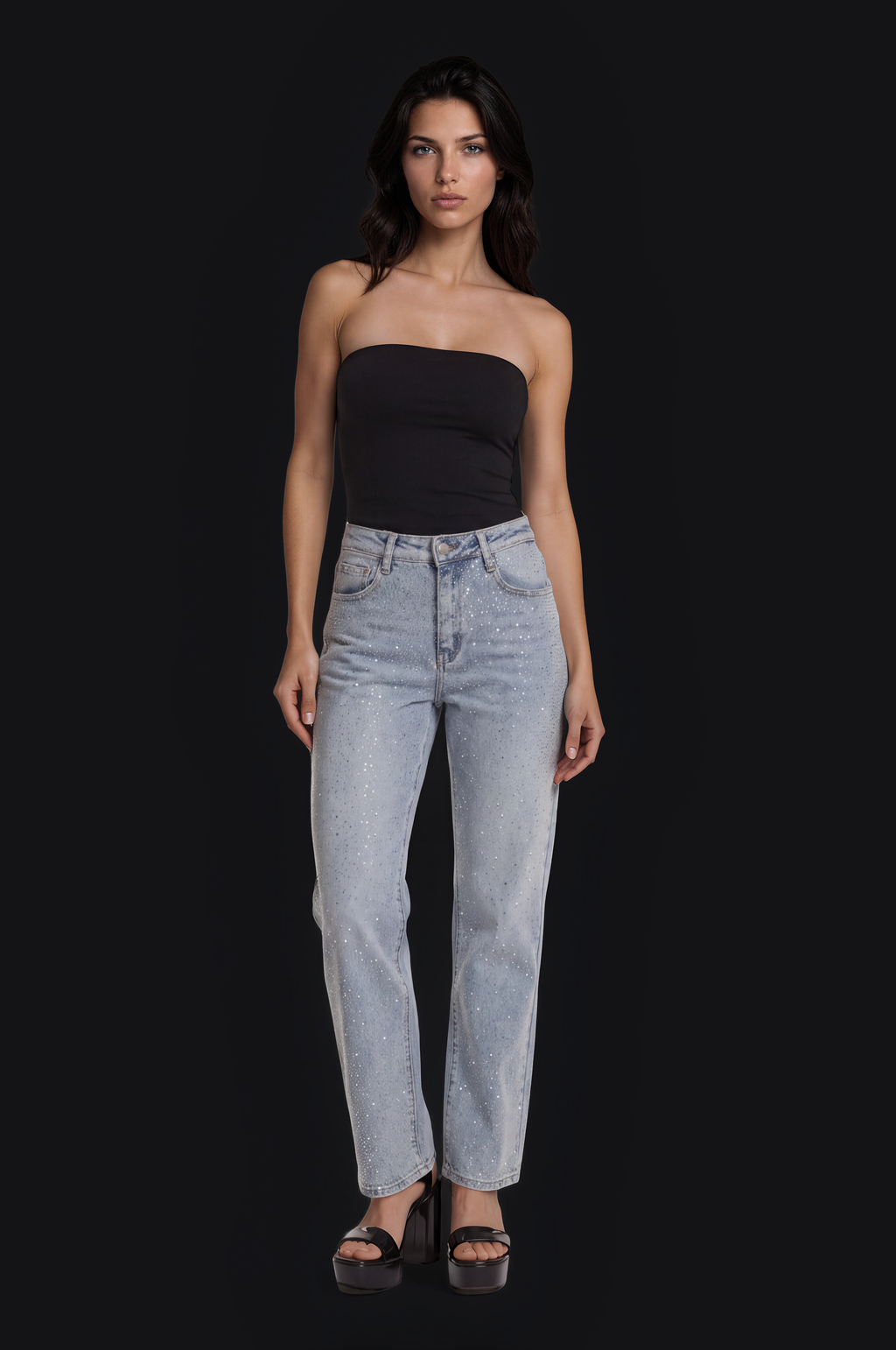 Crystal Jeans – Blue