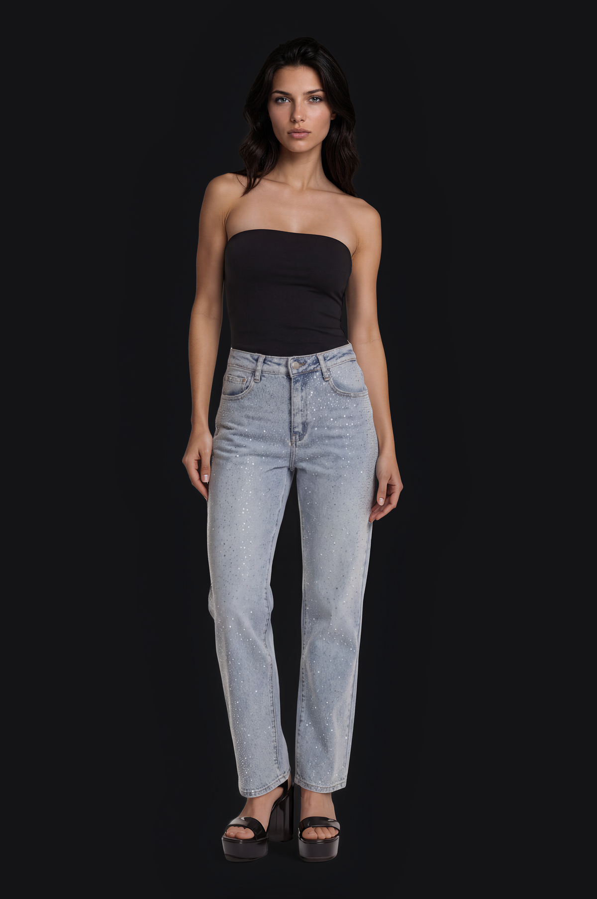 Crystal Jeans – Blue