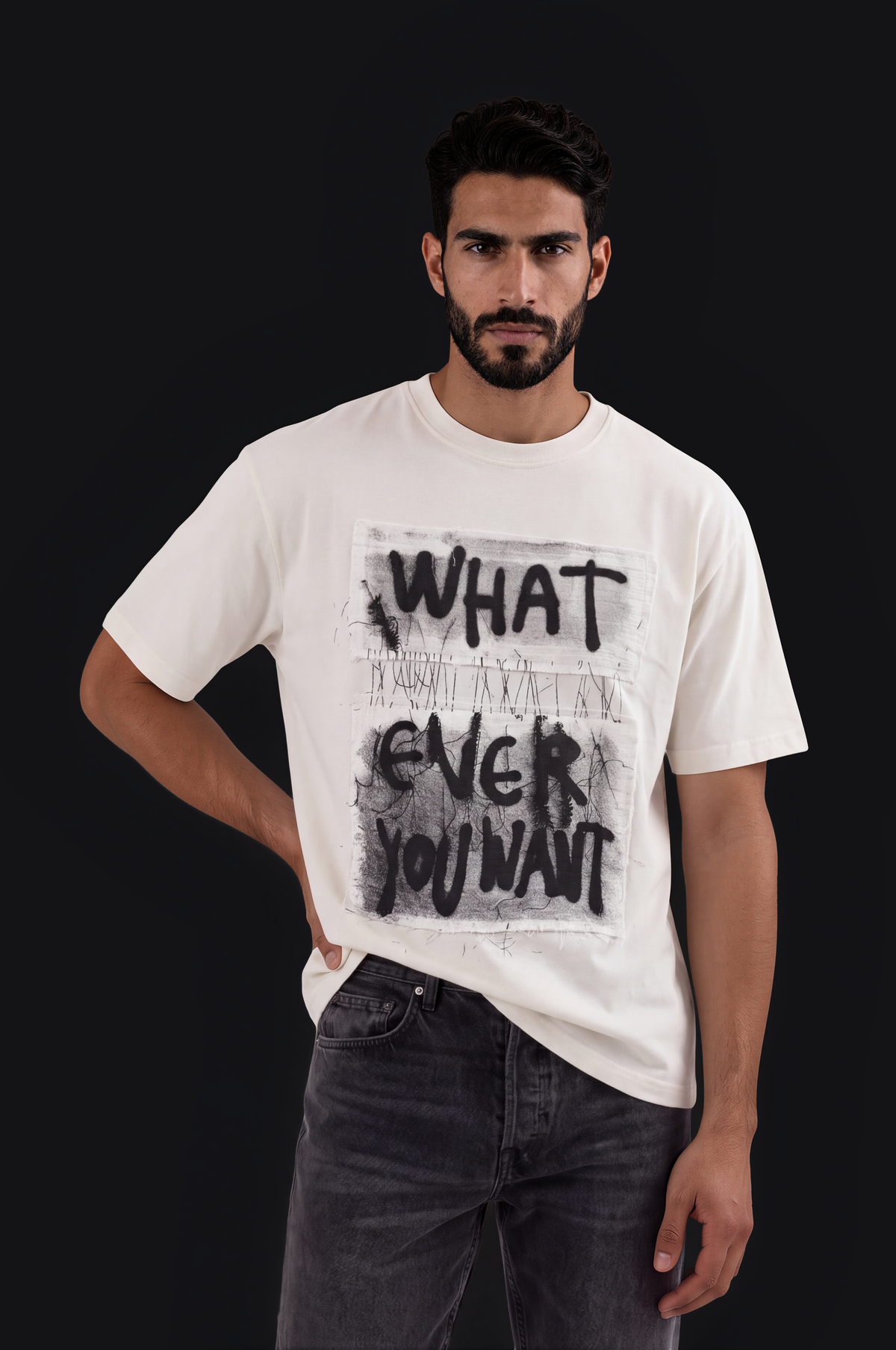 What Ever You Want Tee – White