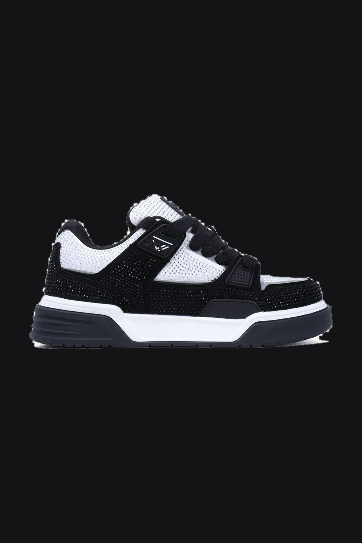 Crystal Sneakers – White & Black — Men