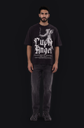 Cupid Angel Graphic Tee – Black